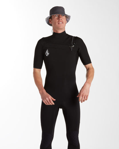 Modulator 2/2mm Short Sleeve Full Wetsuit - BLACK