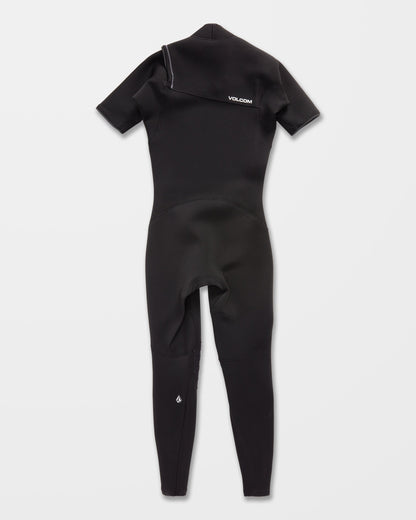 Modulator 2/2mm Short Sleeve Full Wetsuit - BLACK