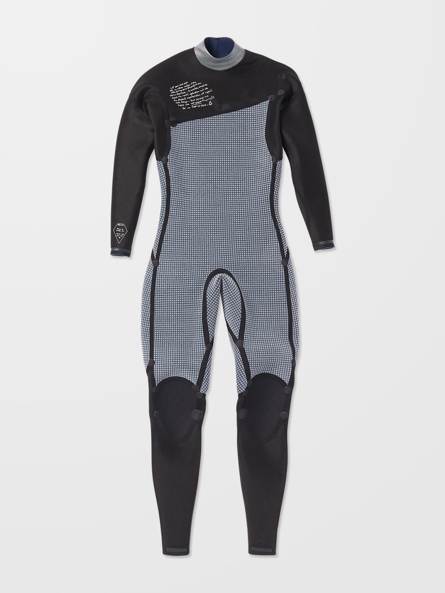 Combinaison de Surf Modulator Intégrale 3/2 mm Zippée Poitrine - CRUZER BLUE