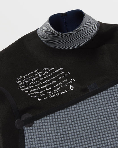 Combinaison de Surf Modulator Intégrale 3/2 mm Zippée Poitrine - CRUZER BLUE