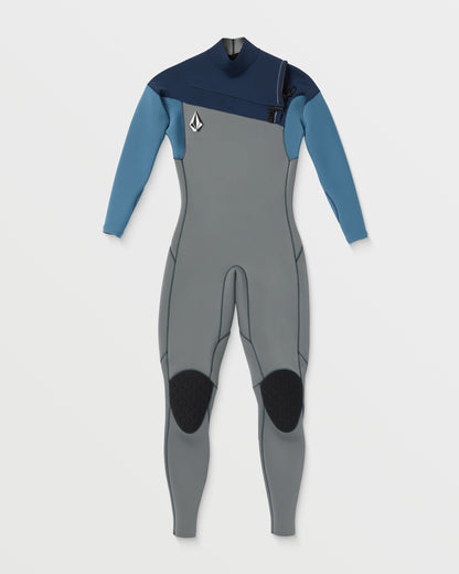 Combinaison de Surf Modulator Intégrale 3/2 mm Zippée Poitrine - CRUZER BLUE