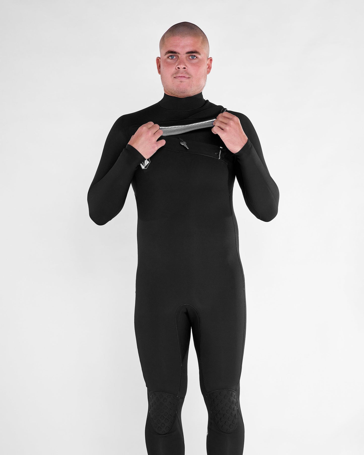 Modulator Full Body 4/3mm Chest Zip Wetsuit - Black