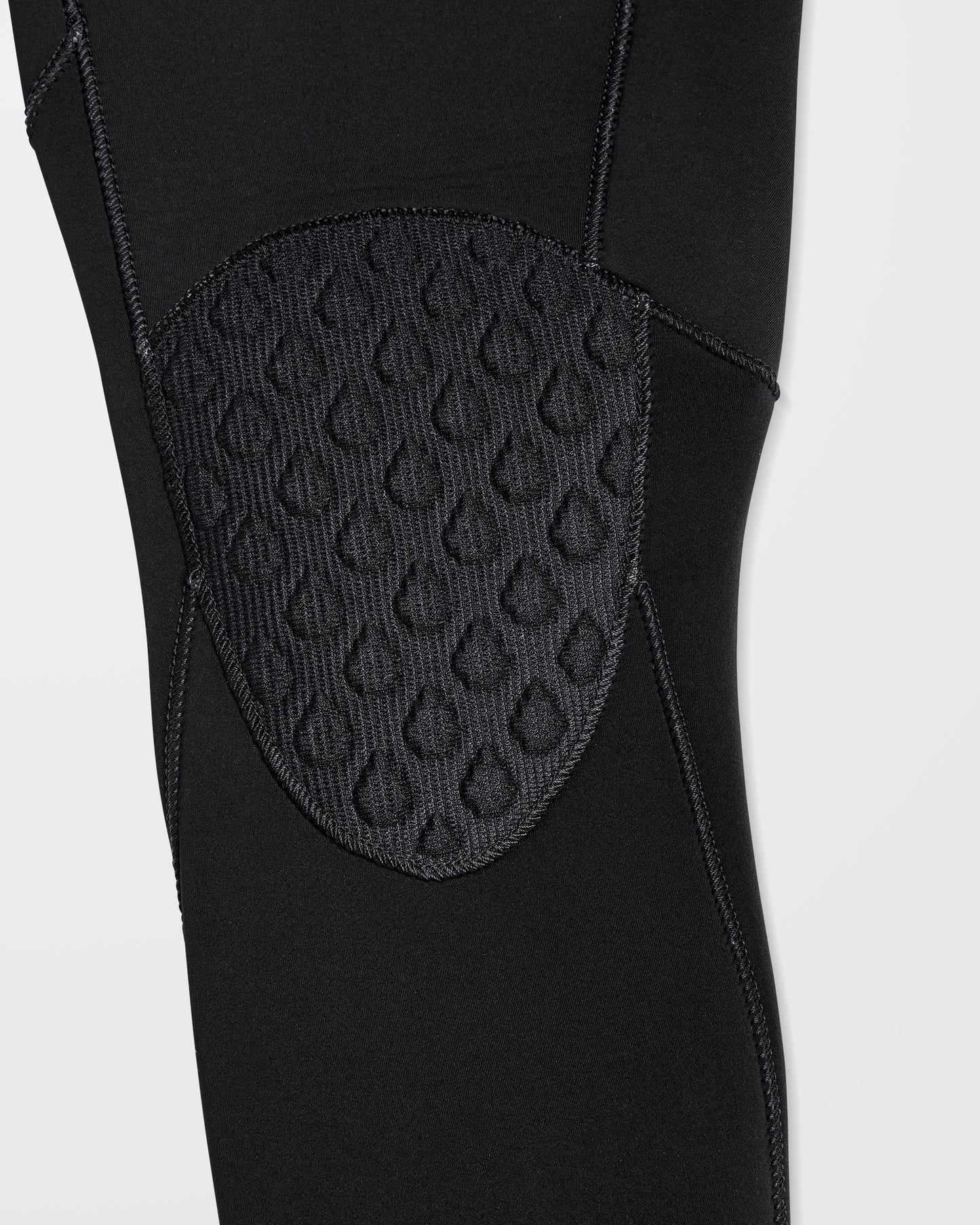 Combinaison De Surf Modulator À Capuche 4/3 Mm Zippée Poitrine - Black