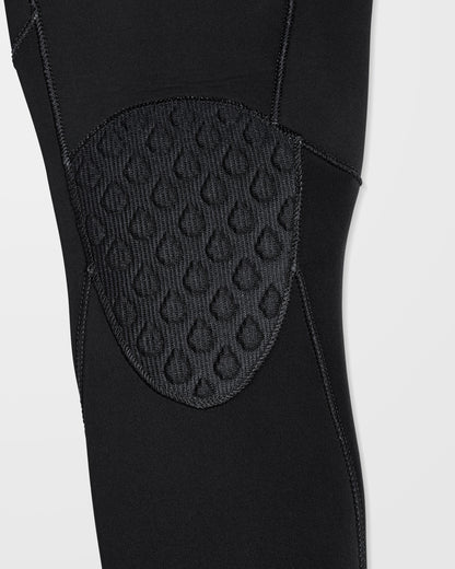 Combinaison De Surf Modulator À Capuche 4/3 Mm Zippée Poitrine - Black