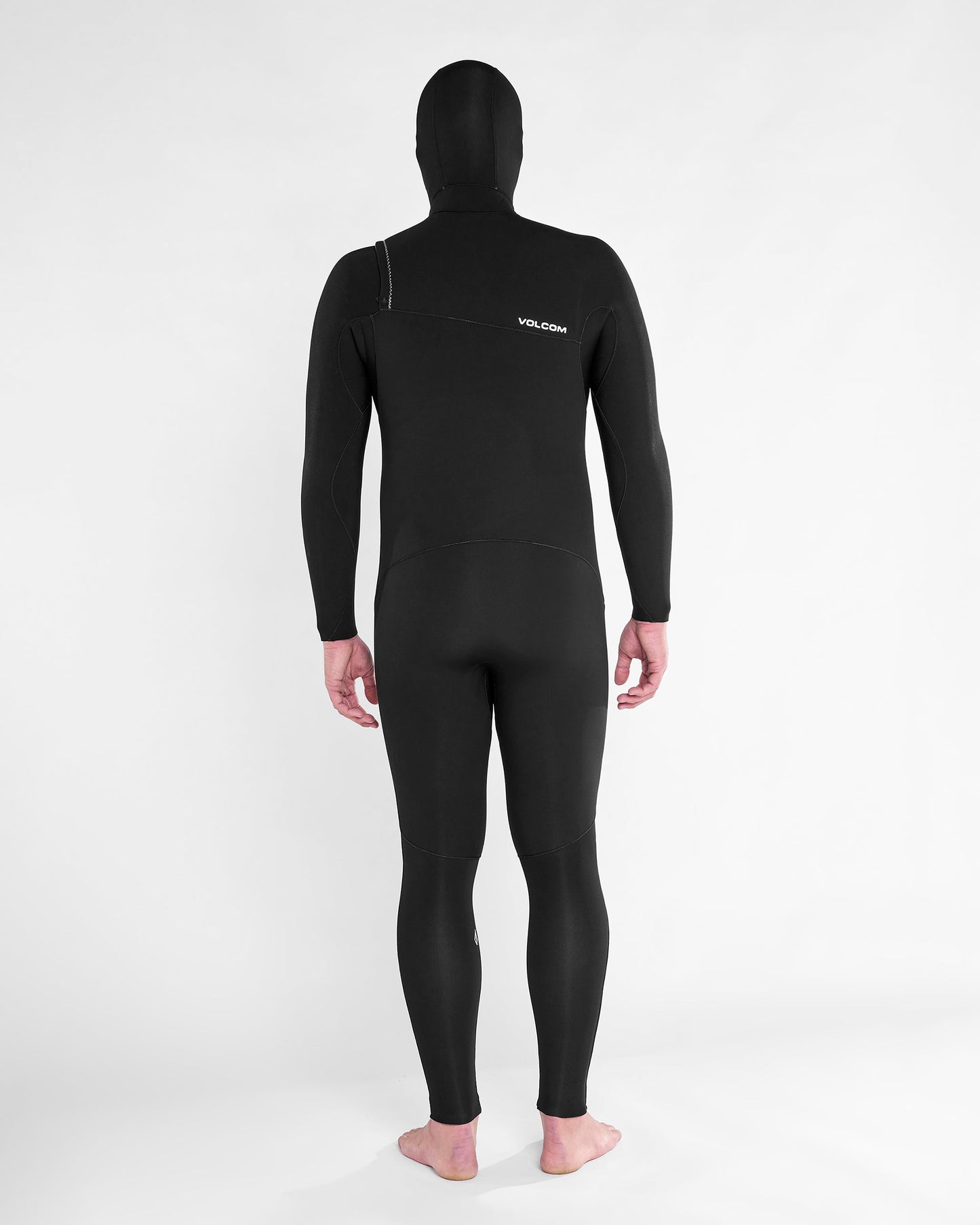 Combinaison De Surf Modulator À Capuche 4/3 Mm Zippée Poitrine - Black