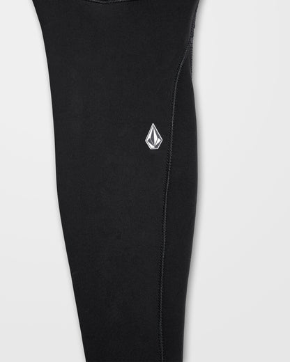 Combinaison De Surf Modulator À Capuche 5/4/3 Mm Zippée Poitrine - Black