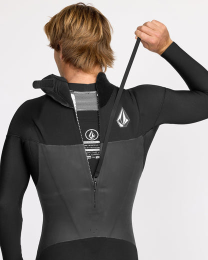 Modulator 4/3mm Long Sleeve Back Zip Wetsuit - Black