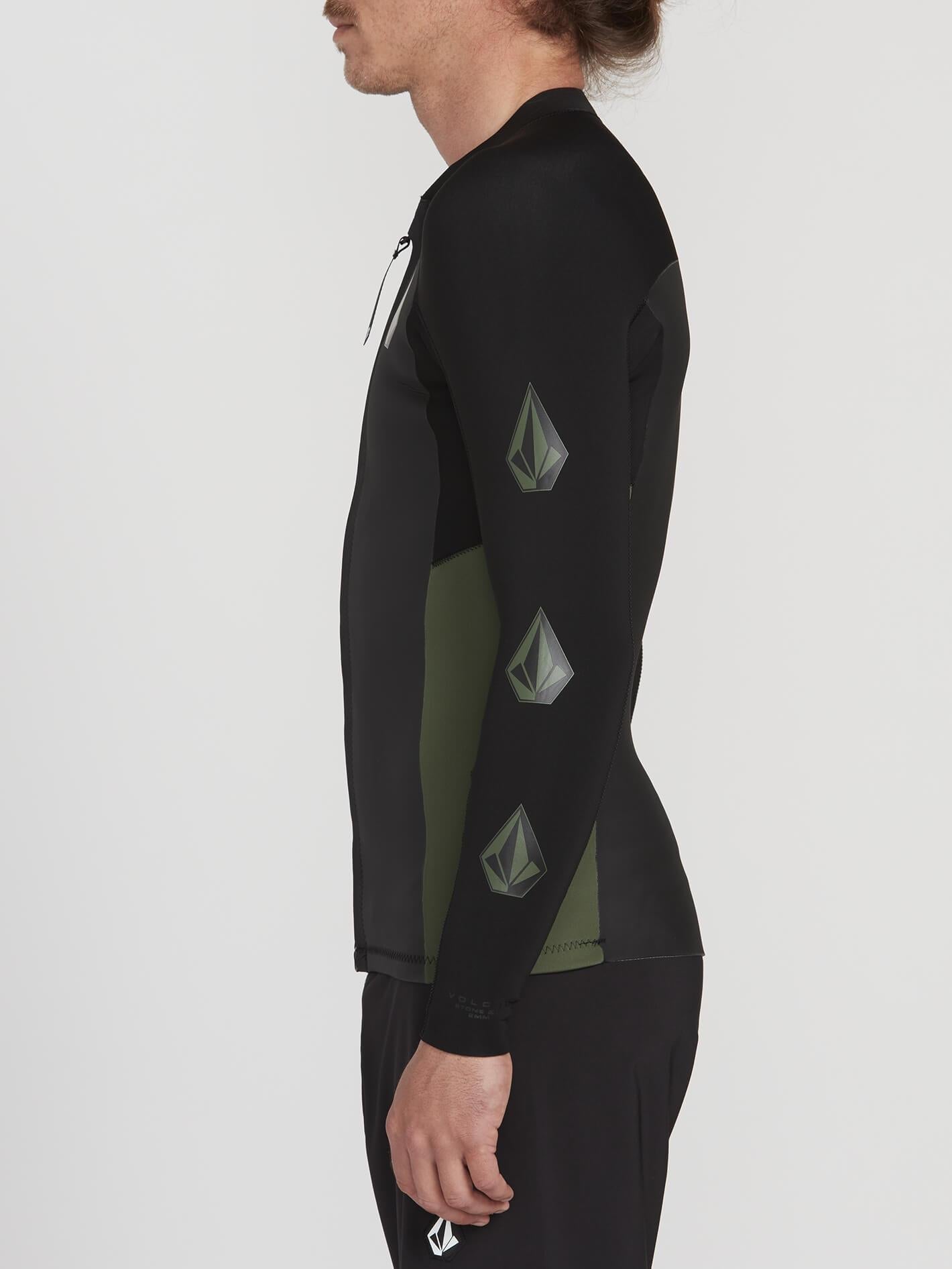 Veste Rashguard Stone Zip Upf 50 - Black