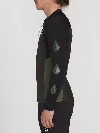 Veste Rashguard Stone Zip Upf 50 - Black