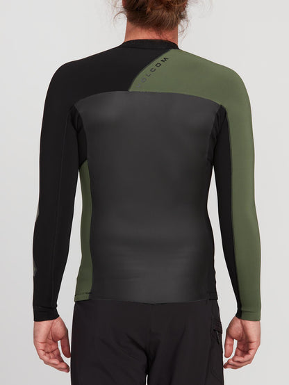 Veste Rashguard Stone Zip Upf 50 - Black