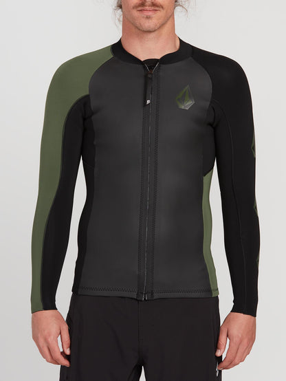 Veste Rashguard Stone Zip Upf 50 - Black