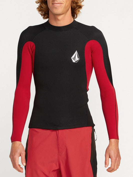 Vitals J Robinson 2Mm Surfjacke - SCHWARZ