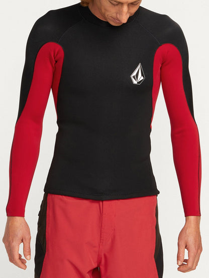 Vitals J Robinson 2Mm Surfjacke - SCHWARZ