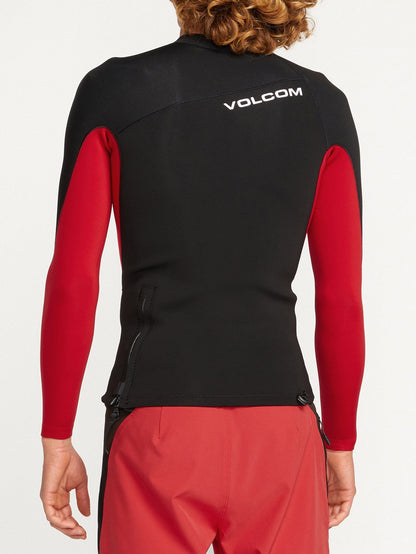 Vitals J Robinson 2Mm Surfjacke - SCHWARZ