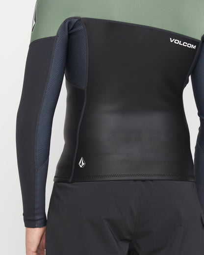 1,5 mm Neoprenjacke mit Reißverschluss - Helloliv
