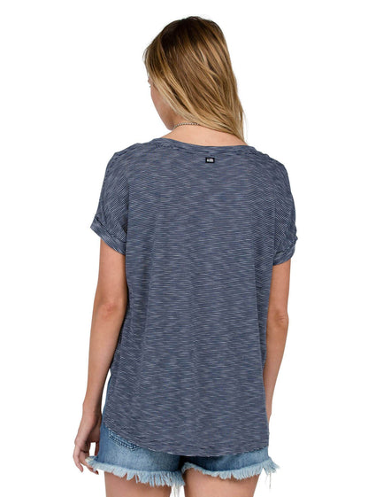 Galoree Daze Kurzarm-T-Shirt - Sea Navy
