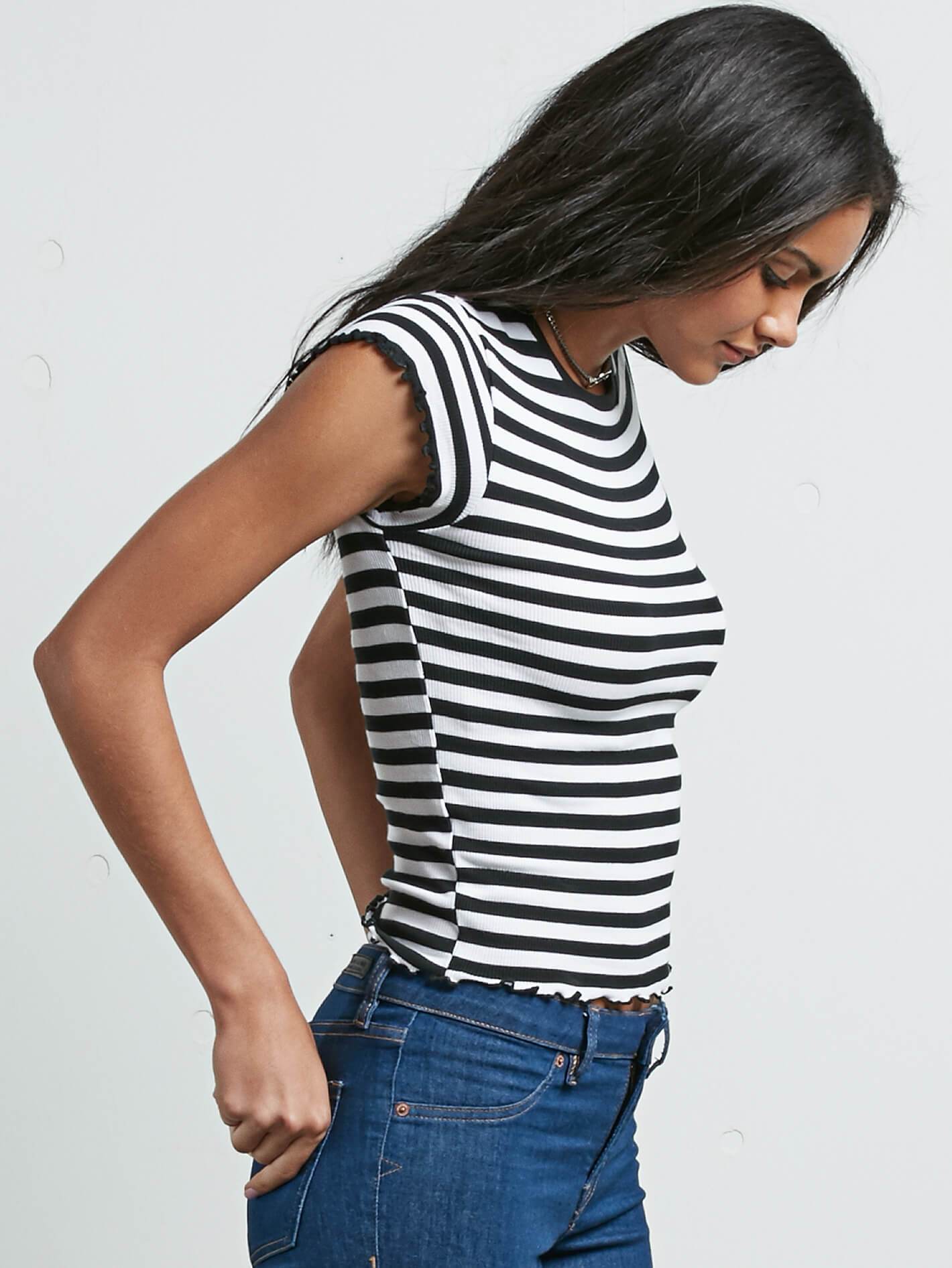 T-shirt Colder Shoulder - Black