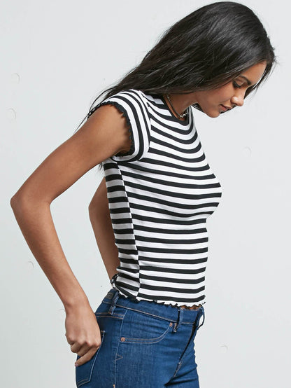 T-shirt Colder Shoulder - Black