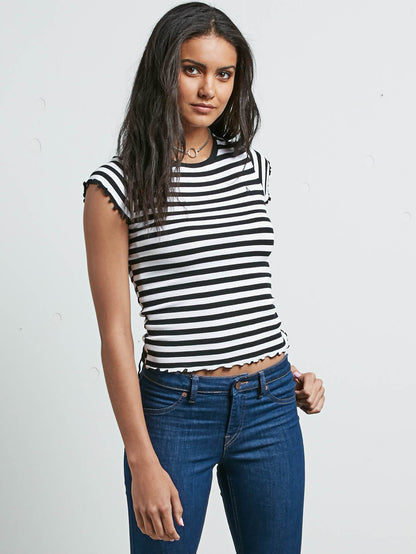 T-shirt Colder Shoulder - Black