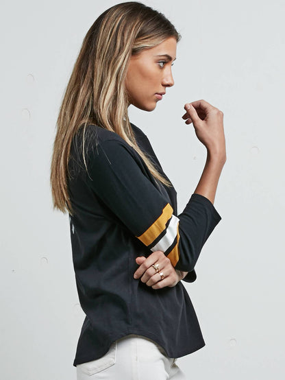 T-shirt manches 3/4 Outta Here - Black