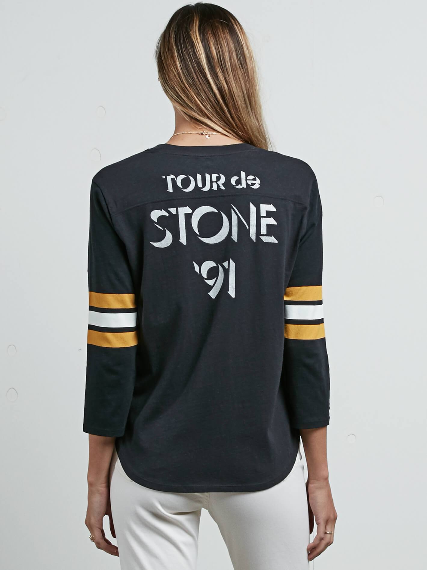 T-shirt manches 3/4 Outta Here - Black