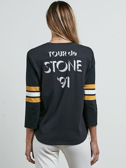 T-shirt manches 3/4 Outta Here - Black