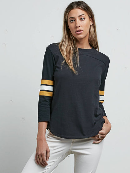 T-shirt manches 3/4 Outta Here - Black