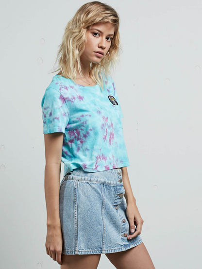 T-shirt à manches courtes Georgia May Jagger Core - Turkish Blue