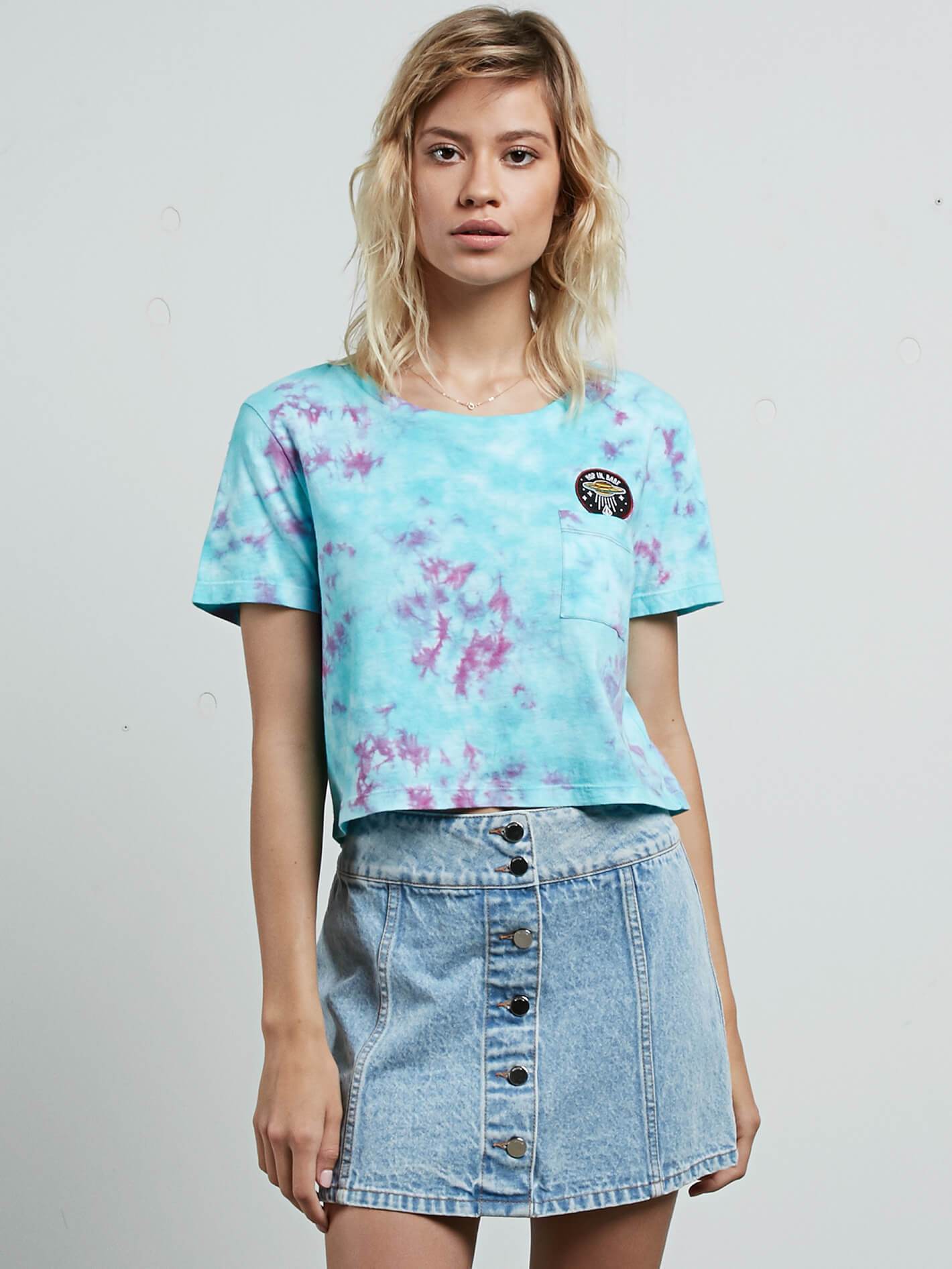 T-shirt à manches courtes Georgia May Jagger Core - Turkish Blue