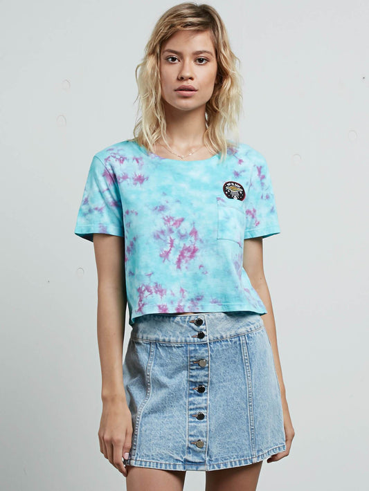 T-shirt à manches courtes Georgia May Jagger Core - Turkish Blue