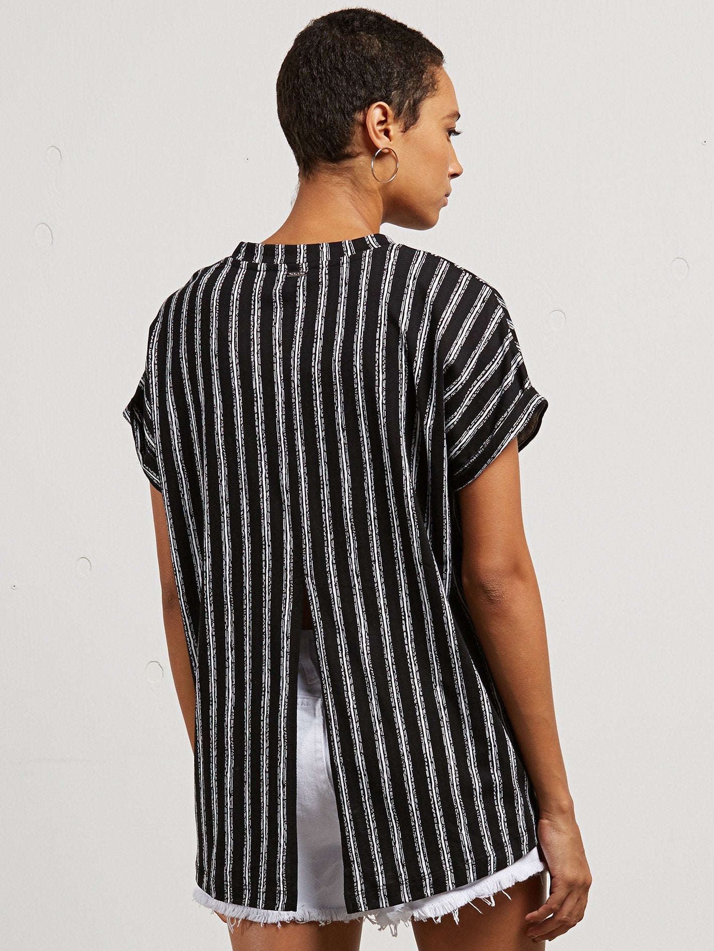 T-Shirt Manches Courtes Boraborado - Black White
