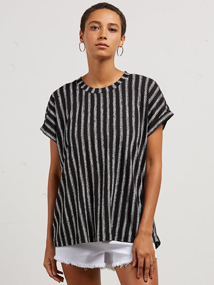 T-Shirt Manches Courtes Boraborado - Black White