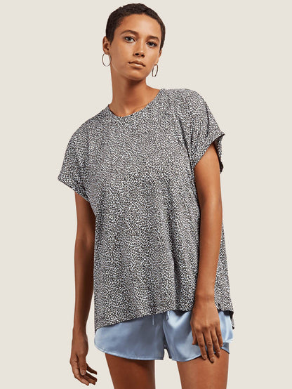 T-Shirt Manches Courtes Boraborado - Leopard
