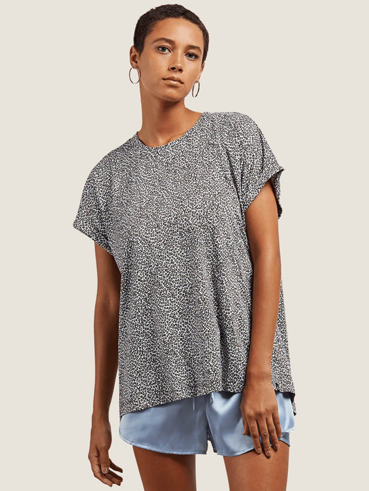 T-Shirt Manches Courtes Boraborado - Leopard