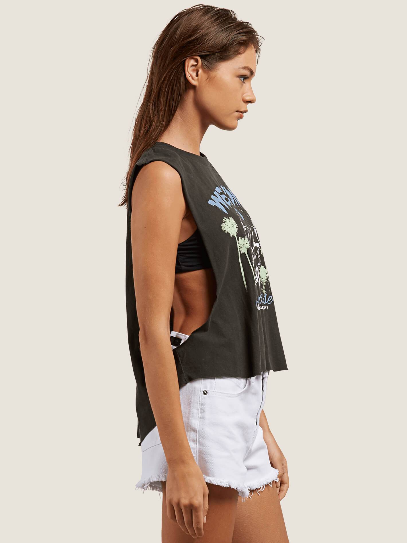 Magnetic Feels Tank Top - Vintage Black