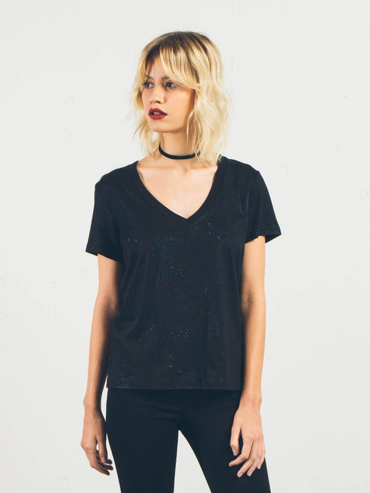 T-shirt à manches courtes Space Trip - Black