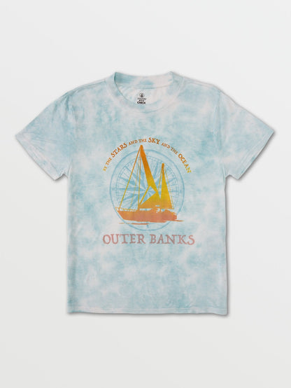 OBX Sail Bahamas Tee - Blue Fog