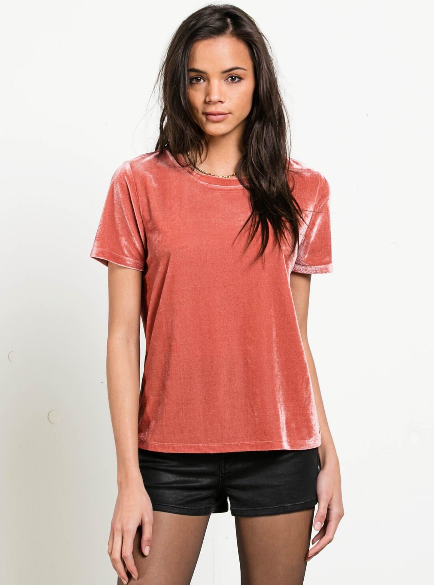 You In Velvet Top - Mauve