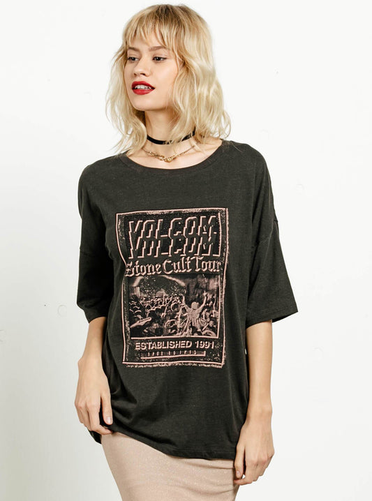 T-Shirt Boyfriend Me - Vintage Black