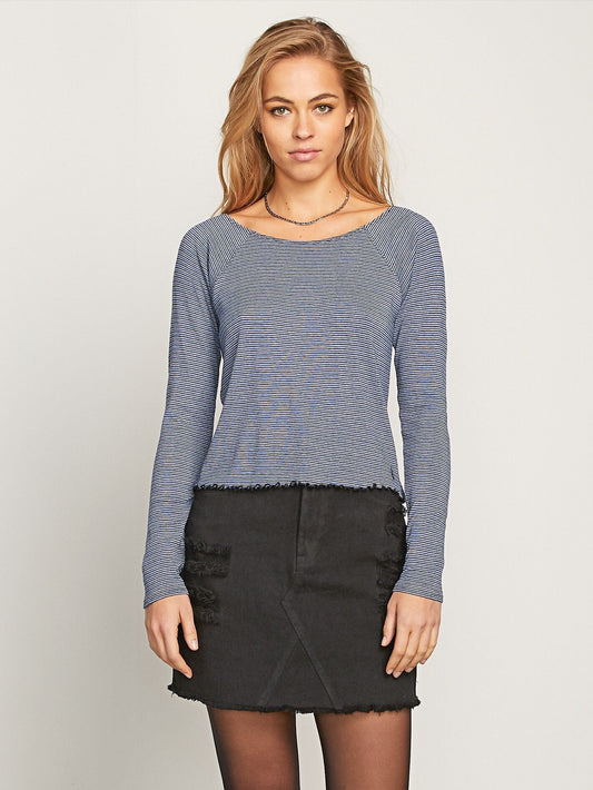 Way Femme Long Sleeve Tee - Black Combo