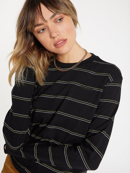 T-shirt Doing Fine - BLACK