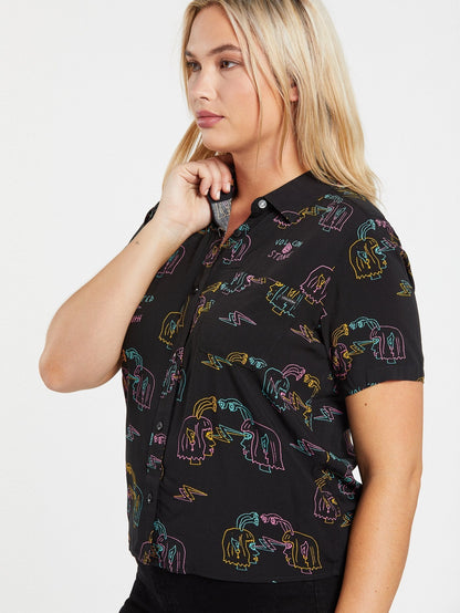 Ozzy Alien Shirt - BLACK