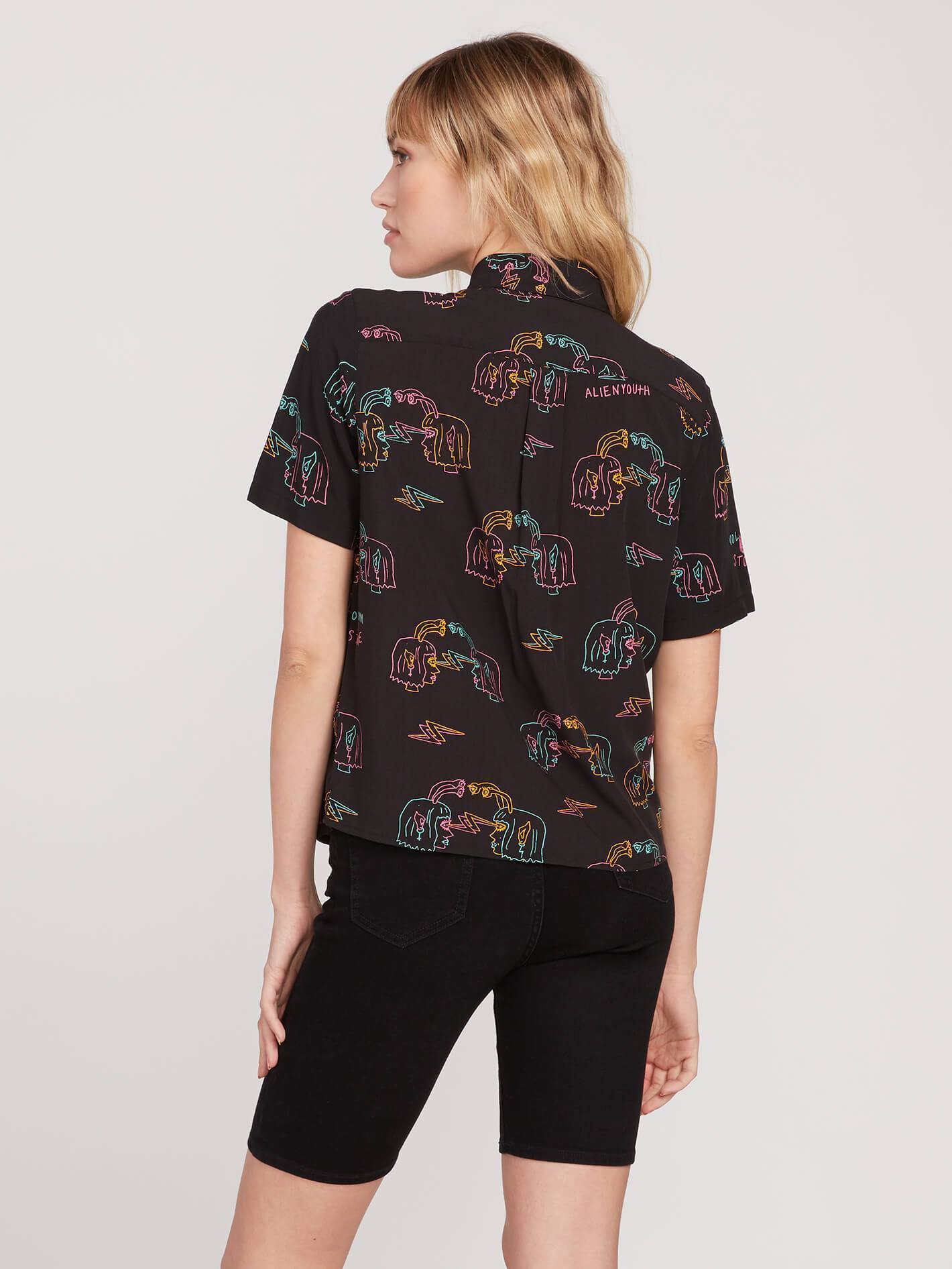 Ozzy Alien Shirt - BLACK