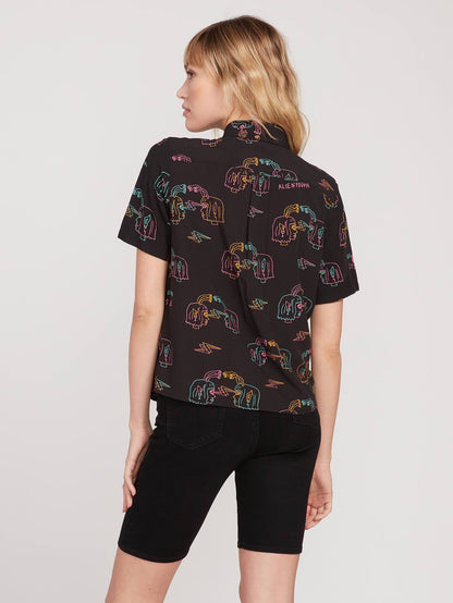Ozzy Alien Shirt - BLACK
