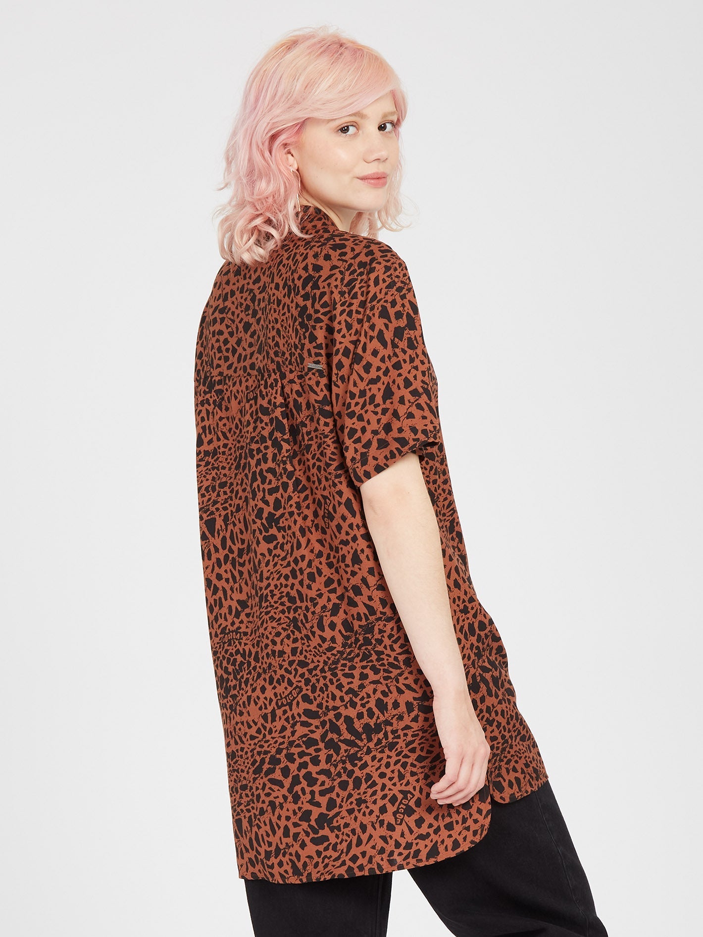 Dino Tea Tunic - DARK CLAY