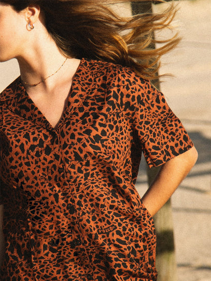 Dino Tea Tunic - DARK CLAY