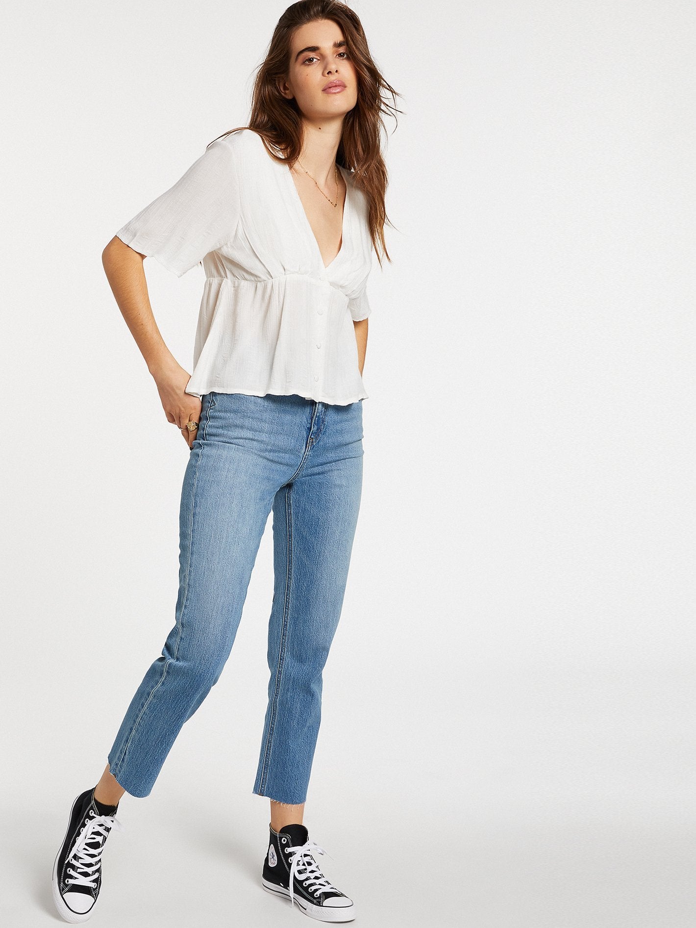 Top Coco Button - STAR WHITE
