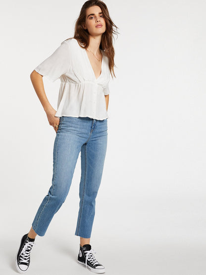 Top Coco Button - STAR WHITE