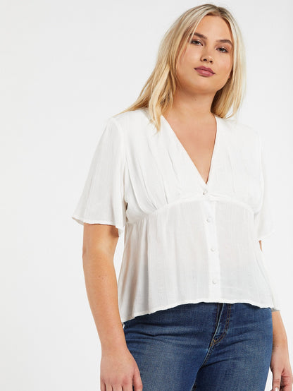 Top Coco Button - STAR WHITE