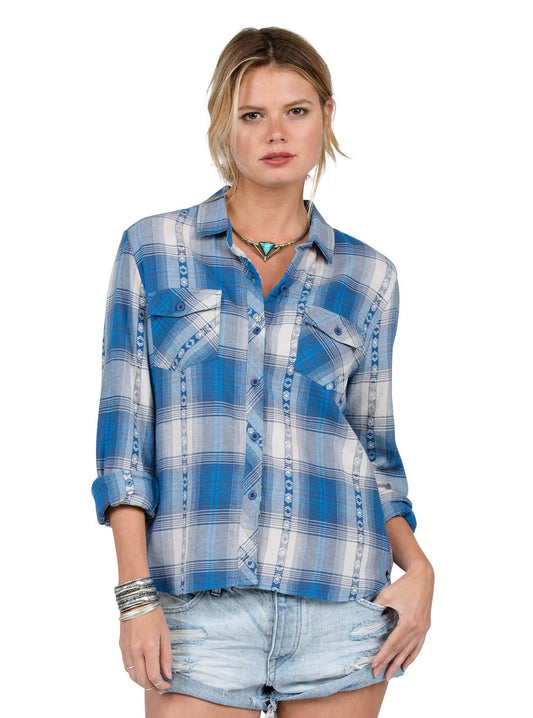 Kindling Long Sleeve Shirt - Electric Blue